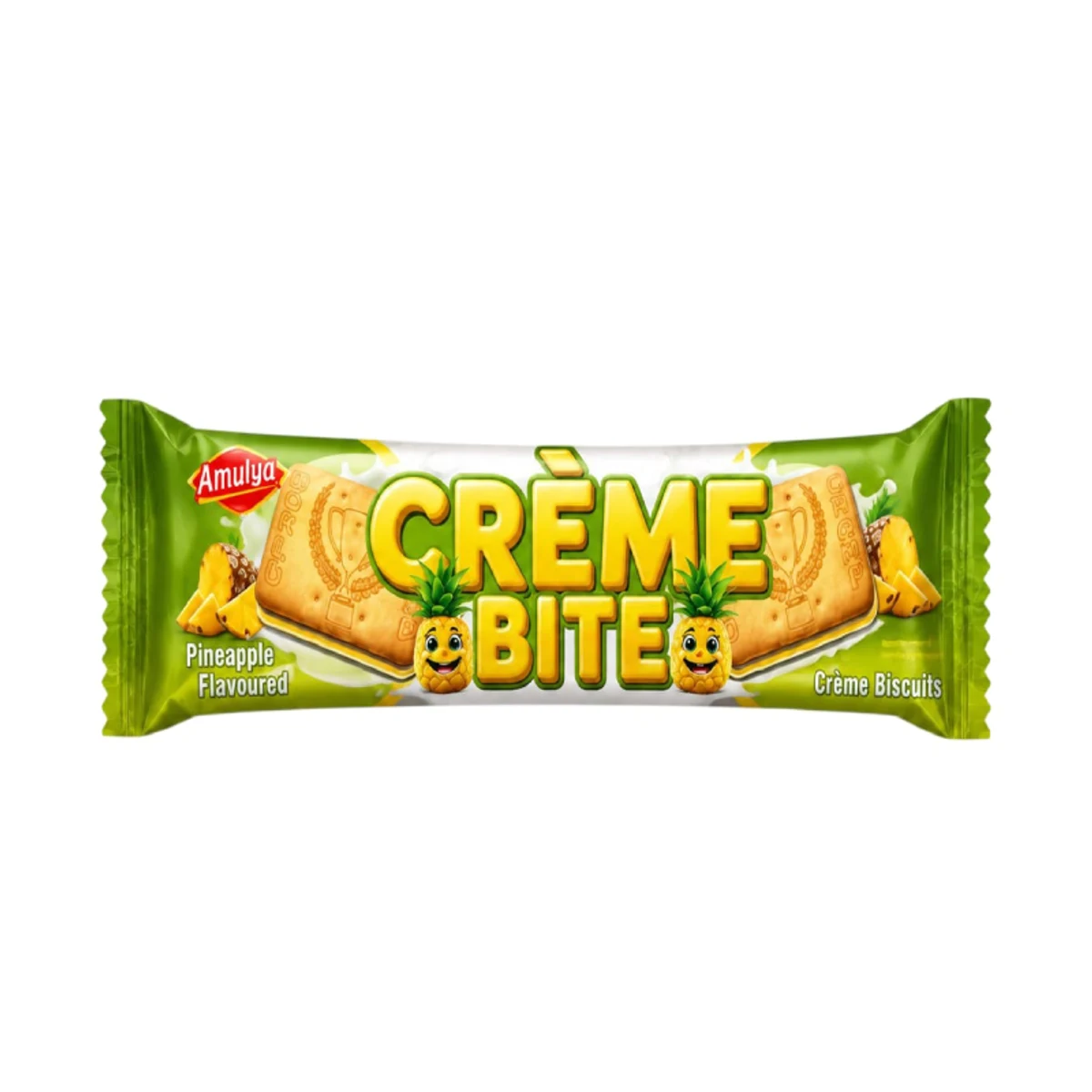 Galletas Cuadradas Sabor Piña - Creme Bite 44g