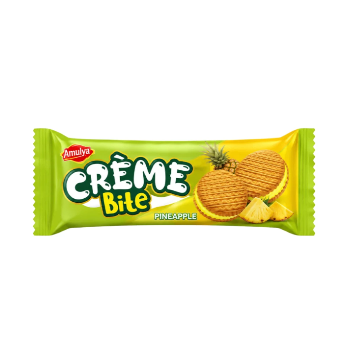 Galletas Redondas Sabor Piña - Creme Bite 34g