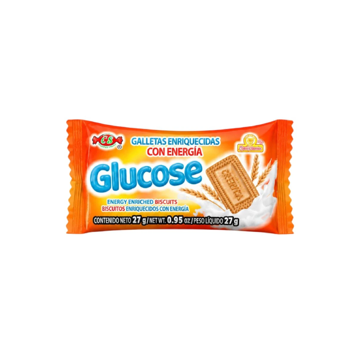 Galletas Glucose Sabor Avena y Leche 27g