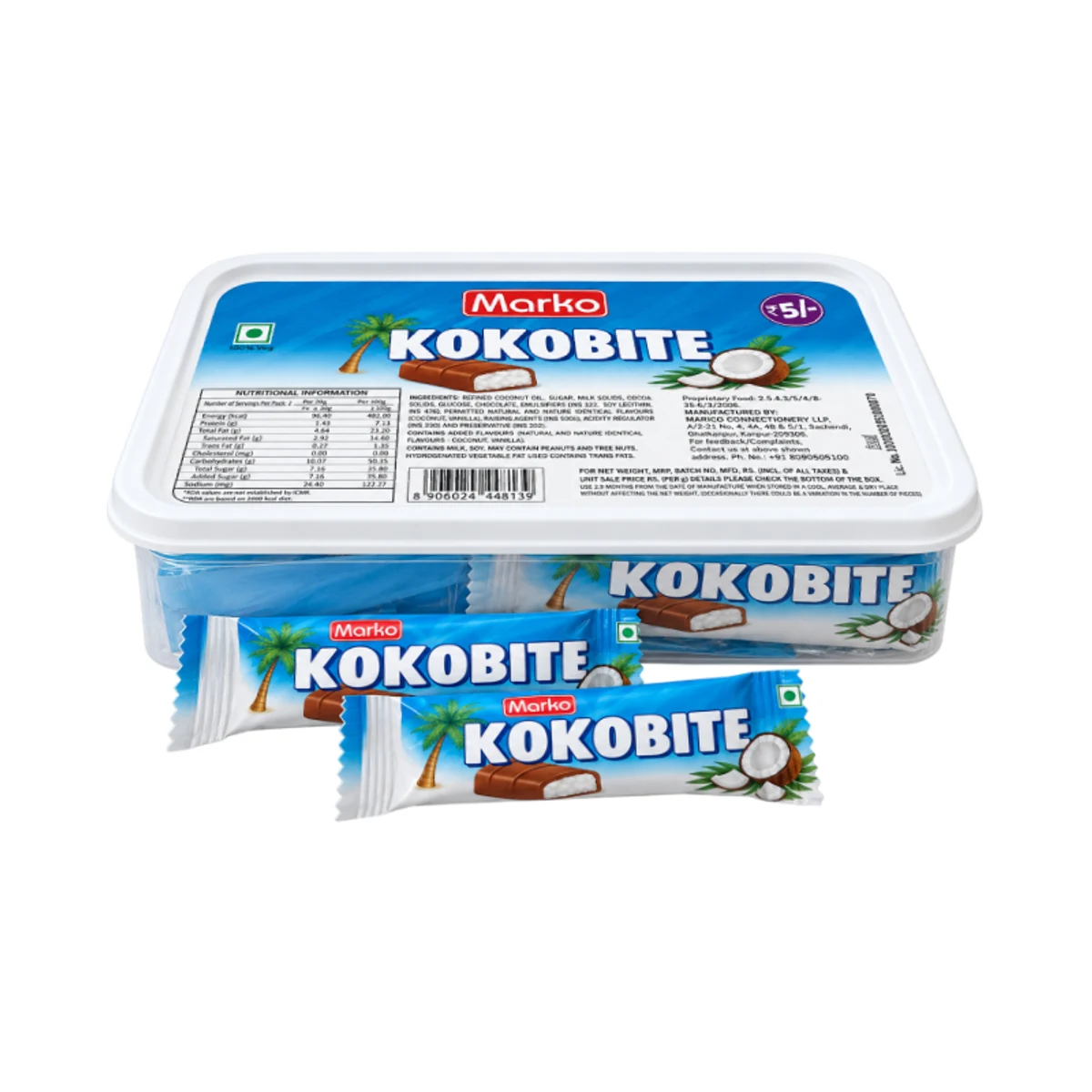 Barritas Kokobite - Marko (13 g x 30u)