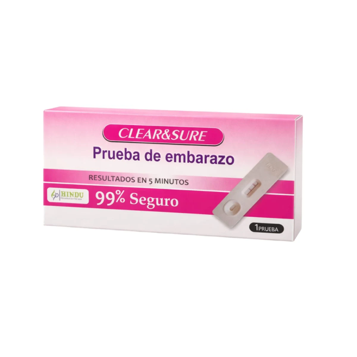 Prueba de Embarazo Clear & Sure