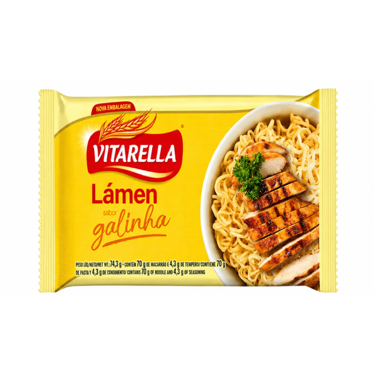 Sopa Instantánea de Pollo - Vitarella 74.3 g