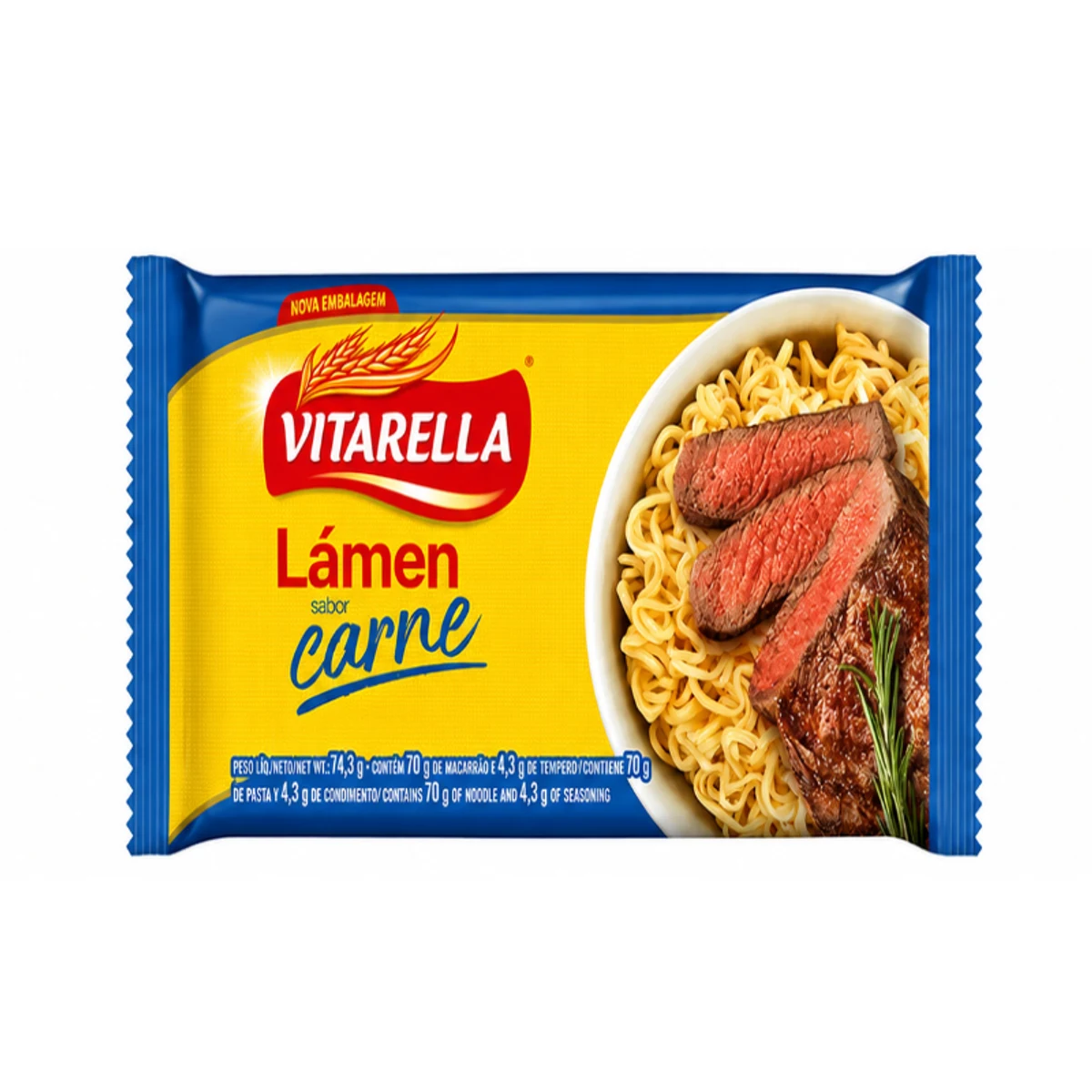 Sopa Instantánea de Res - Vitarella 74.3 g