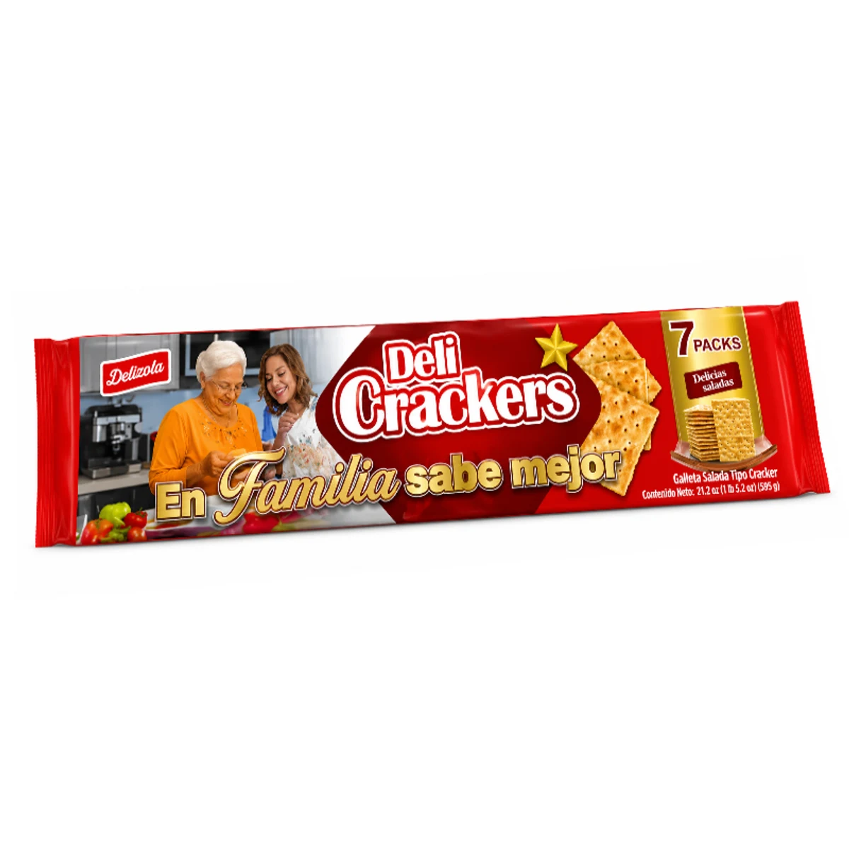 Galletas de Soda Deli Crackers 595 g