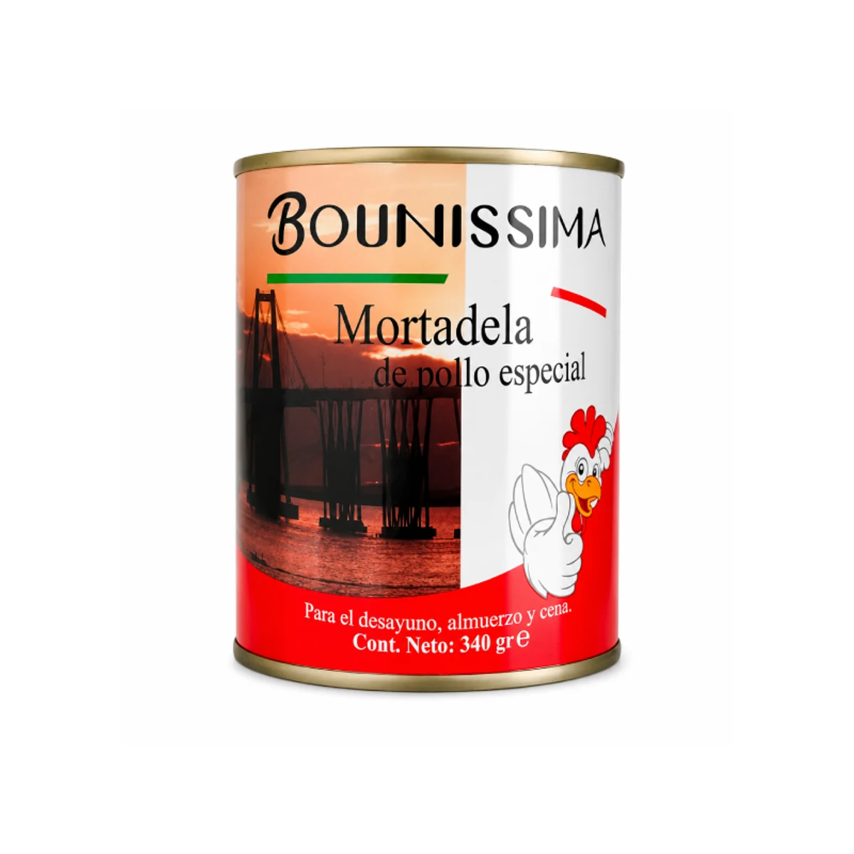 Mortadella de Pollo Especial Bounissima 340g