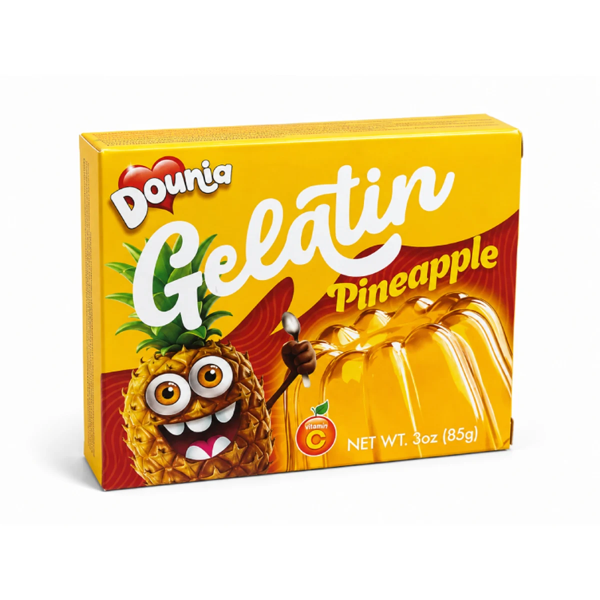 Gelatina Sabor Piña – Dounia (85 g / 3 oz.)