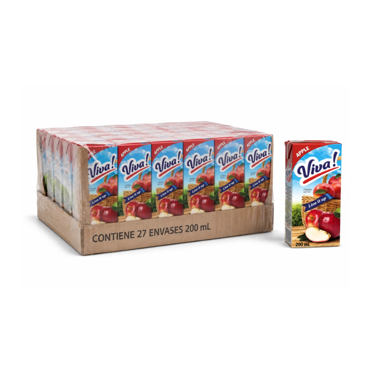 Jugo de Manzana - Viva! (27 x 200 ml) 🍎