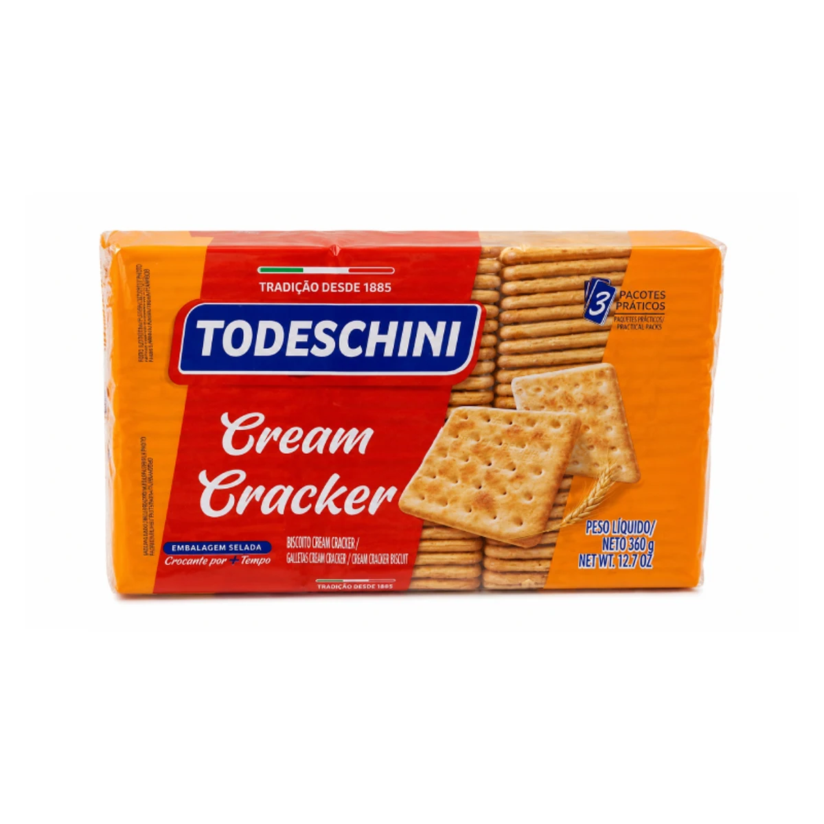 Galletas Saladas Cream Cracker – Todeschini 360 g