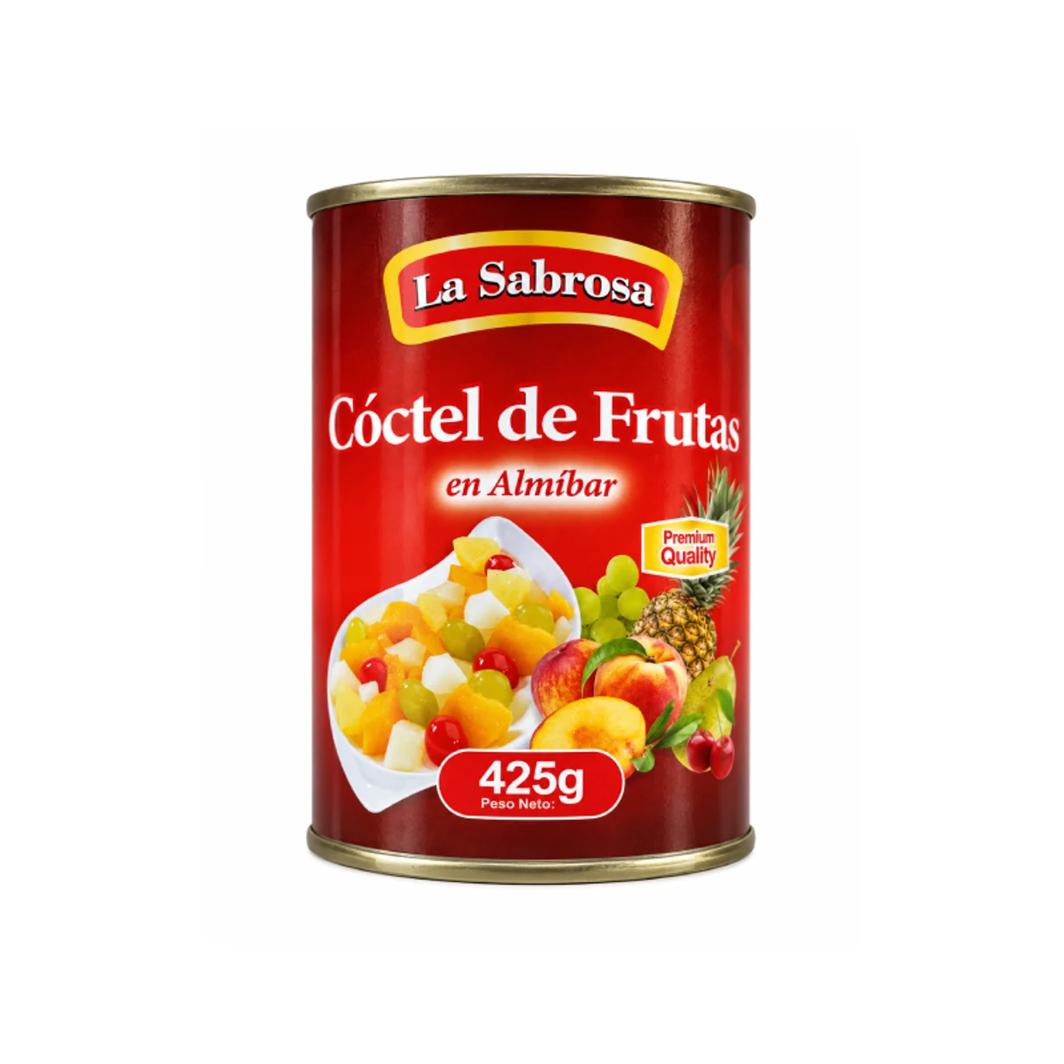 Cóctel de Frutas en Almíbar La Sabrosa 425g