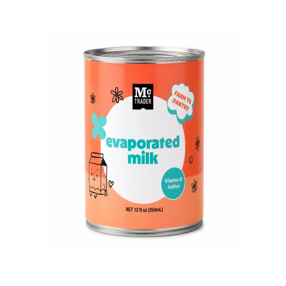 Leche Evaporada Mc. Trader (354 ml / 12 fl oz)
