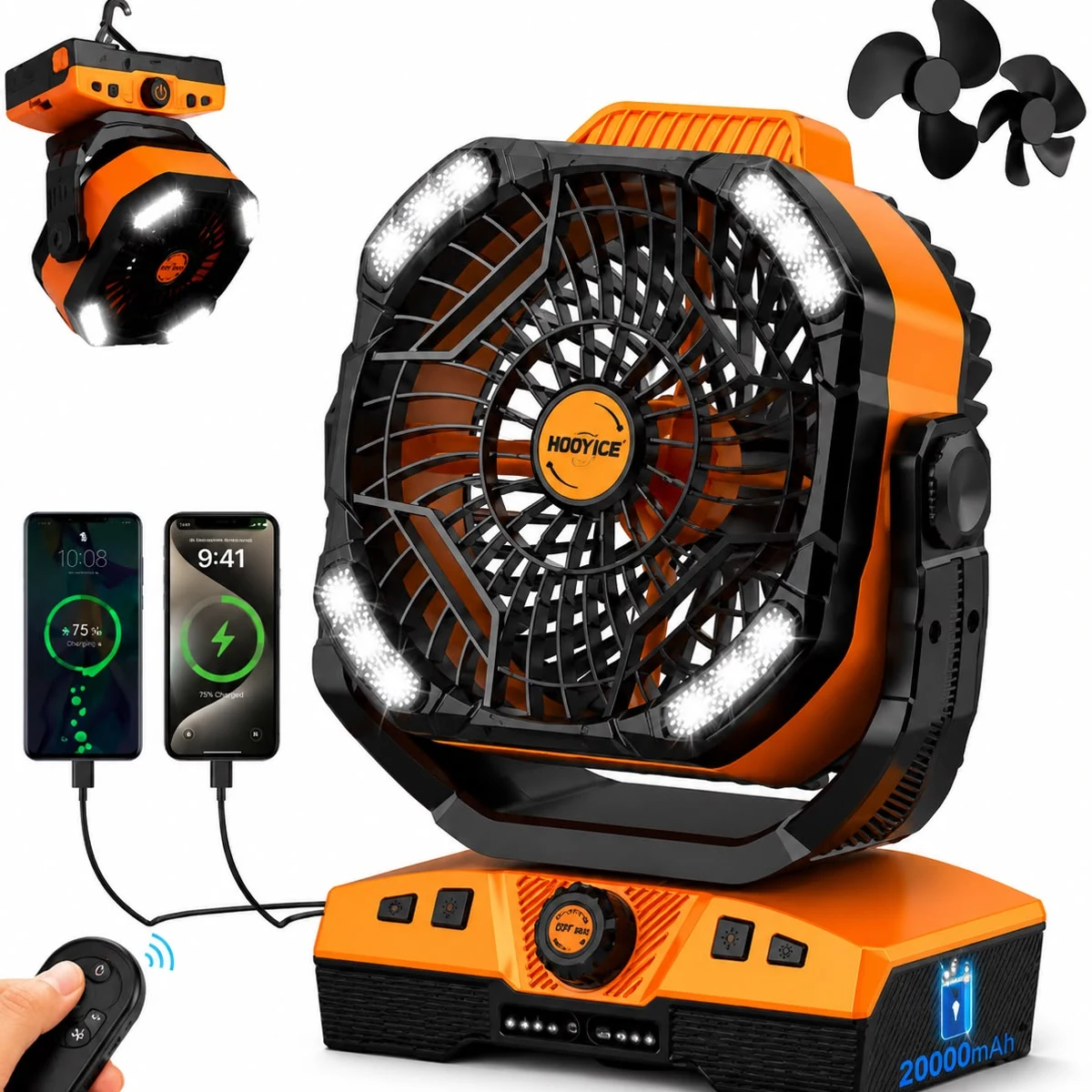 Ventilador Portátil WESTTREE 20,000 mAh