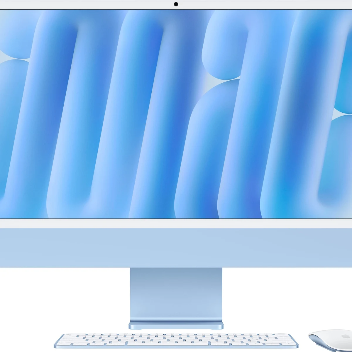 iMac 24-inch All-in-One - M4 chip - Built for Apple Intelligence - 10 Core CPU - 10 Core GPU - 24GB Memory - 512GB SSD - Blue