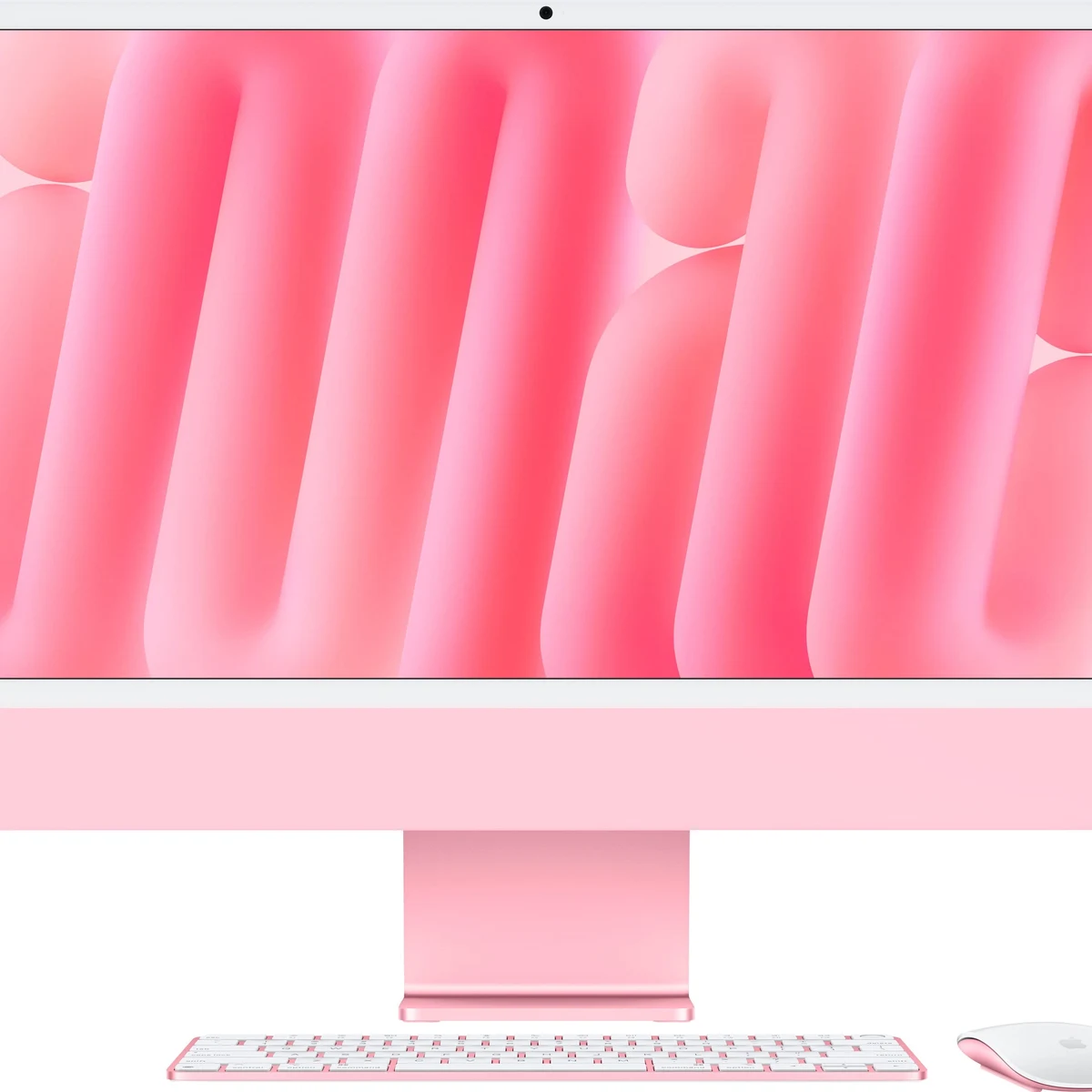 iMac 24-inch All-in-One - M4 chip - Built for Apple Intelligence - 10 Core CPU - 10 Core GPU - 16GB Memory - 256GB SSD - Pink