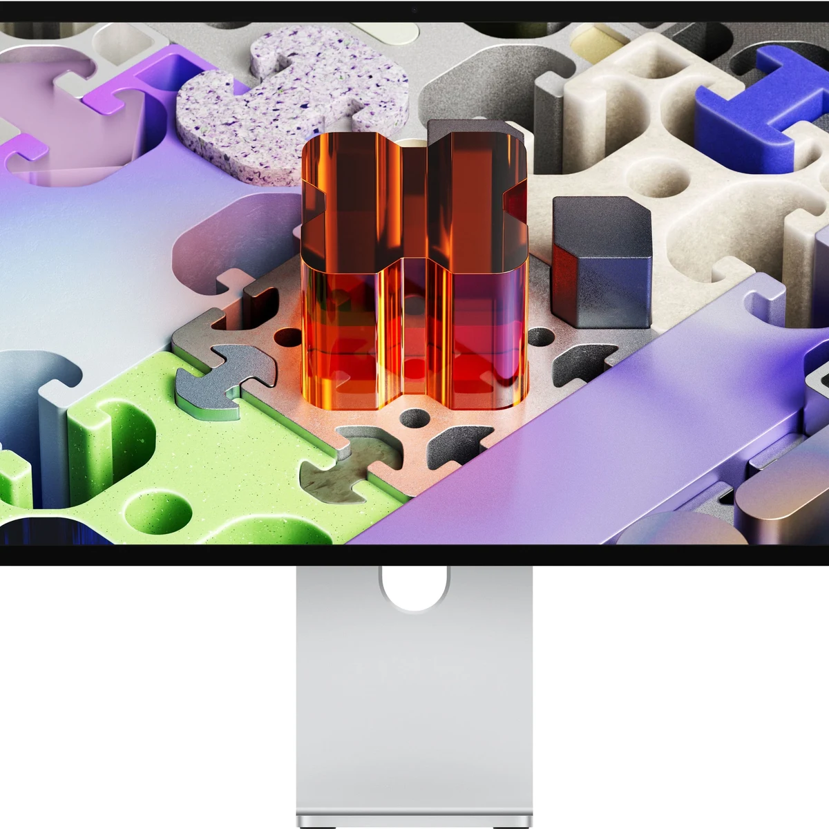 Studio Display XDR - Nano-texture glass - Tilt- and height-adjustable stand - Silver