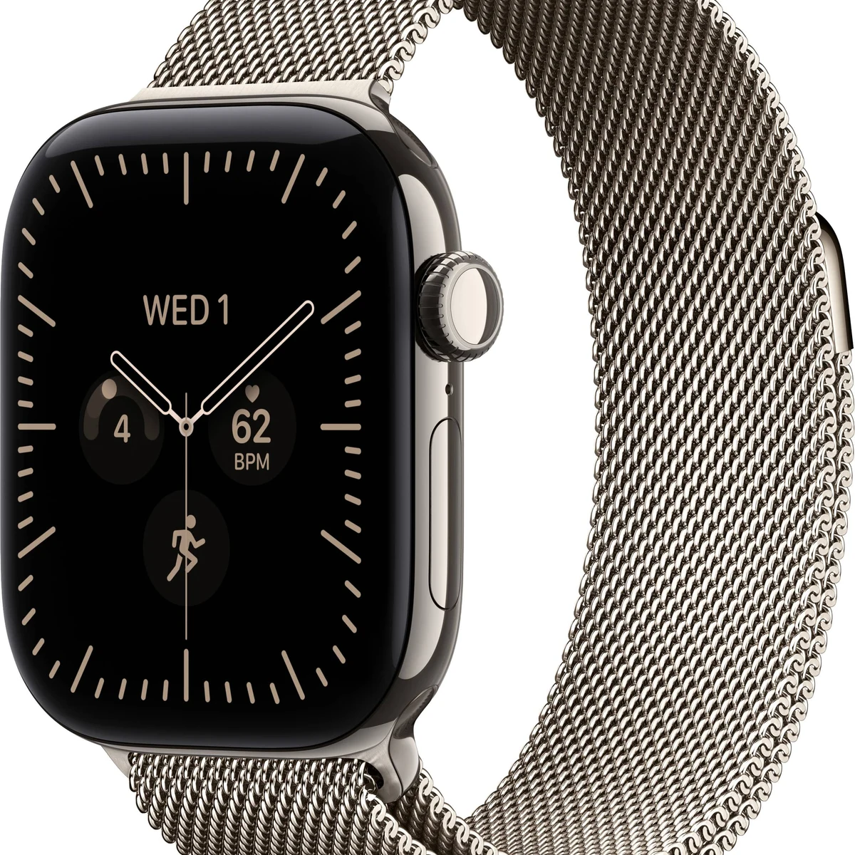 Apple Watch Series 12 (GPS + Cellular) 42mm Titanium Case with Natural Milanese Loop - Natural (Verizon) - (2026)