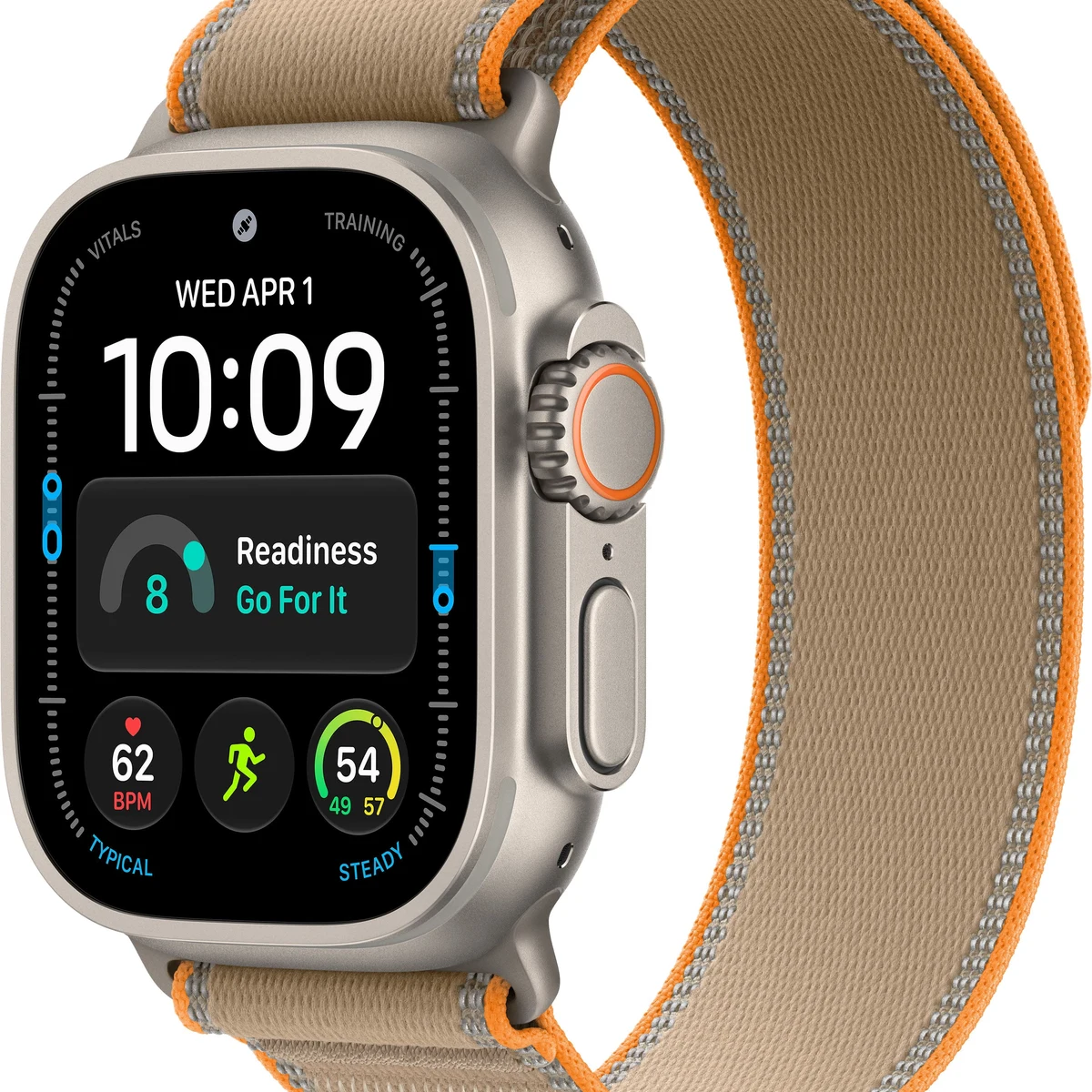 Apple Watch Ultra 4 GPS + Cellular 49mm Natural Titanium Case with Sand Trail Loop - M/L - Natural (Verizon) - (2026)