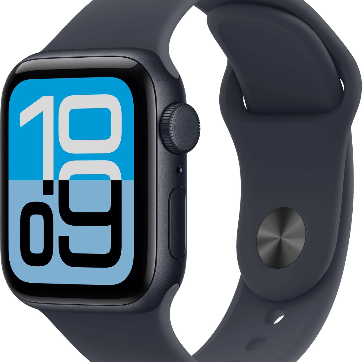 Apple Watch SE 3 (GPS+Cellular) 40mm Aluminum Case with Midnight Sport Band - S/M - Midnight (Verizon) - (2025)