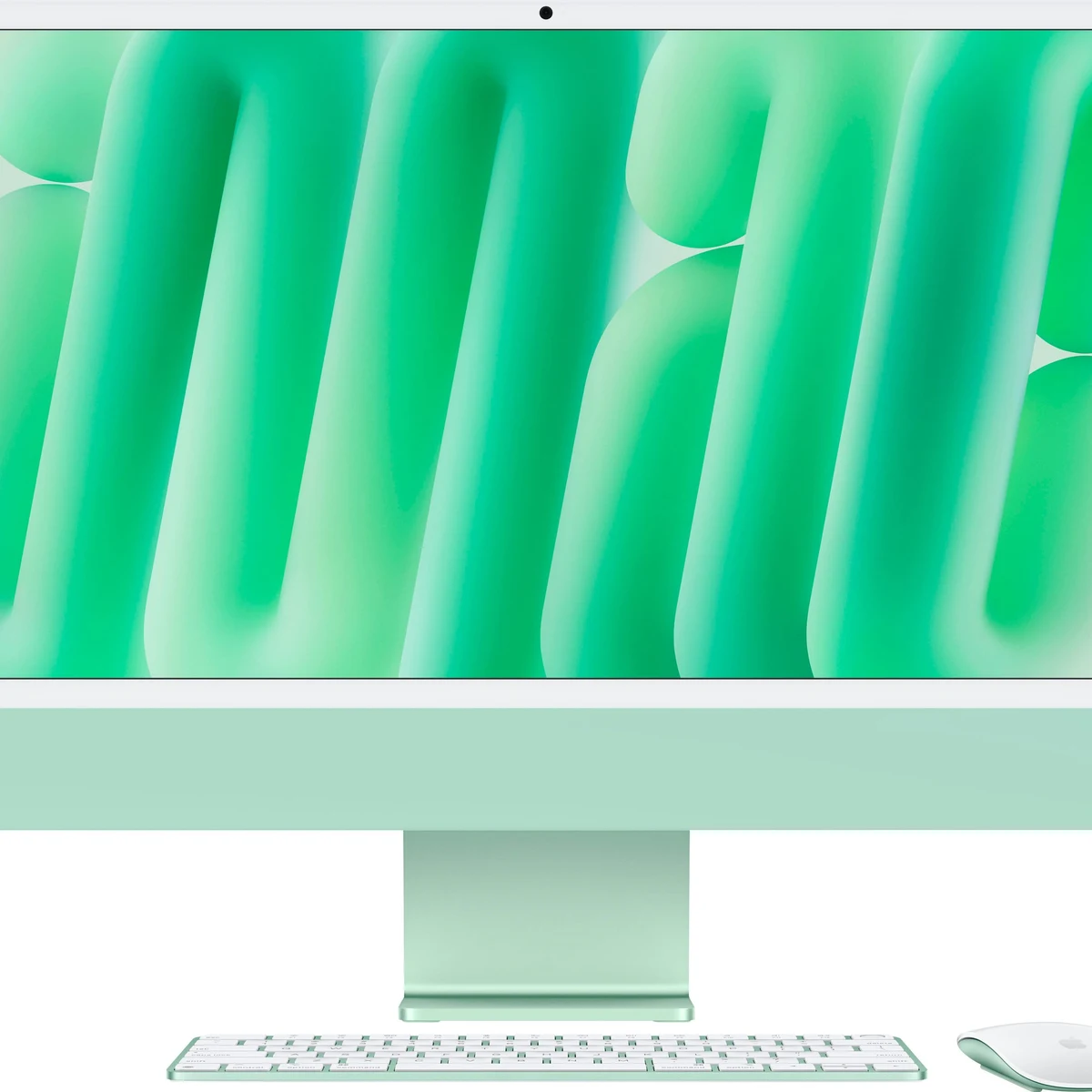 iMac 24-inch All-in-One - M4 chip - Built for Apple Intelligence - 10 Core CPU - 10 Core GPU - 16GB Memory - 512GB SSD - Green
