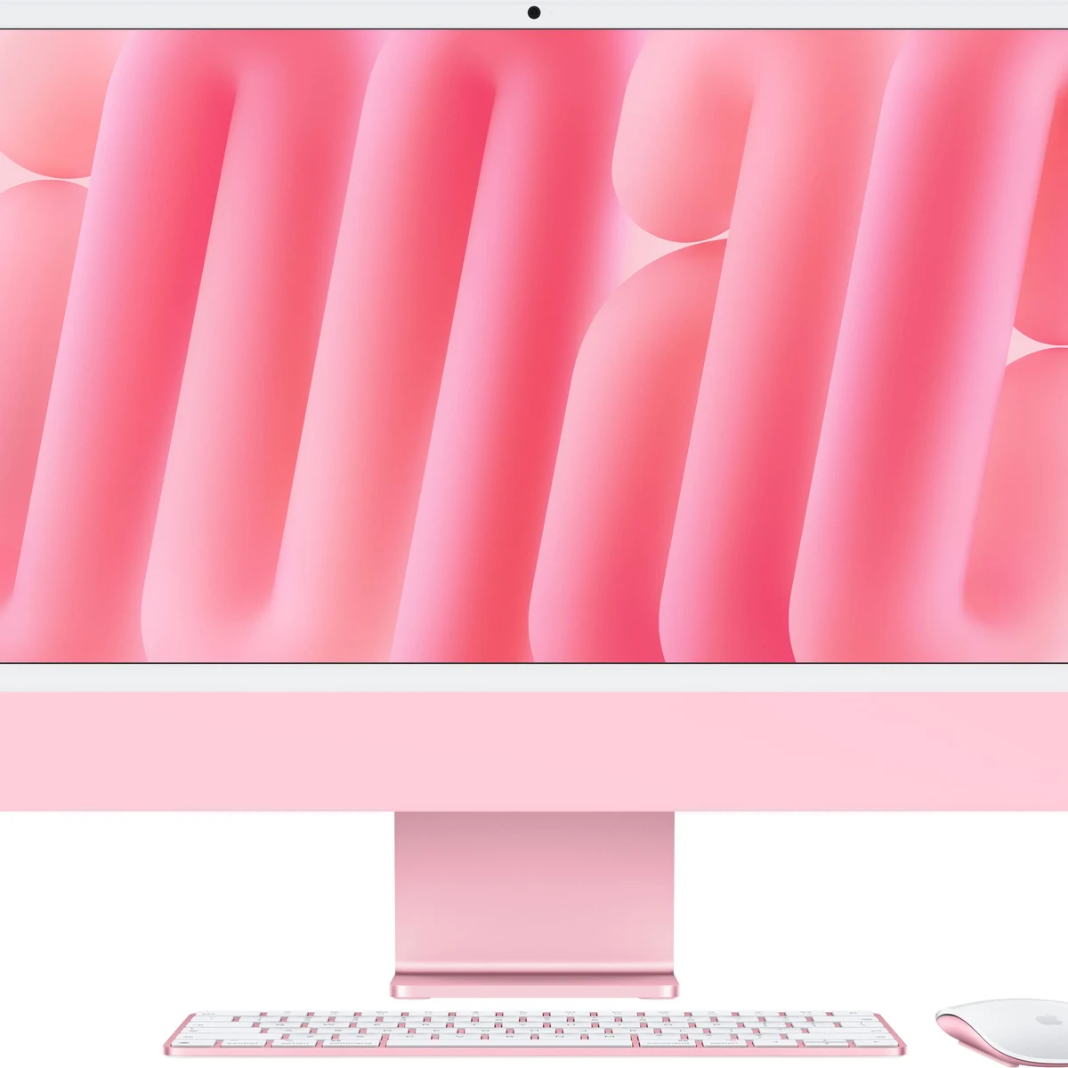 iMac 24-inch All-in-One - M6 chip - 10 Core CPU - 10 Core GPU - Standard Glass - 16GB Memory - 256GB SSD - Pink