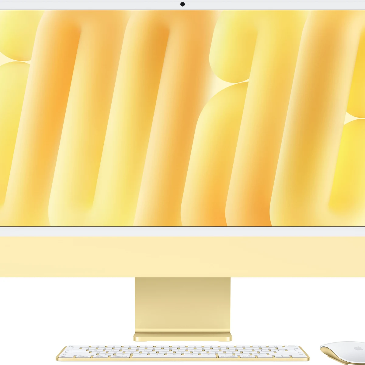 iMac 24-inch All-in-One - M6 chip - 12 Core CPU - 12 Core GPU - Standard Glass - 16GB Memory - 256GB SSD - Yellow