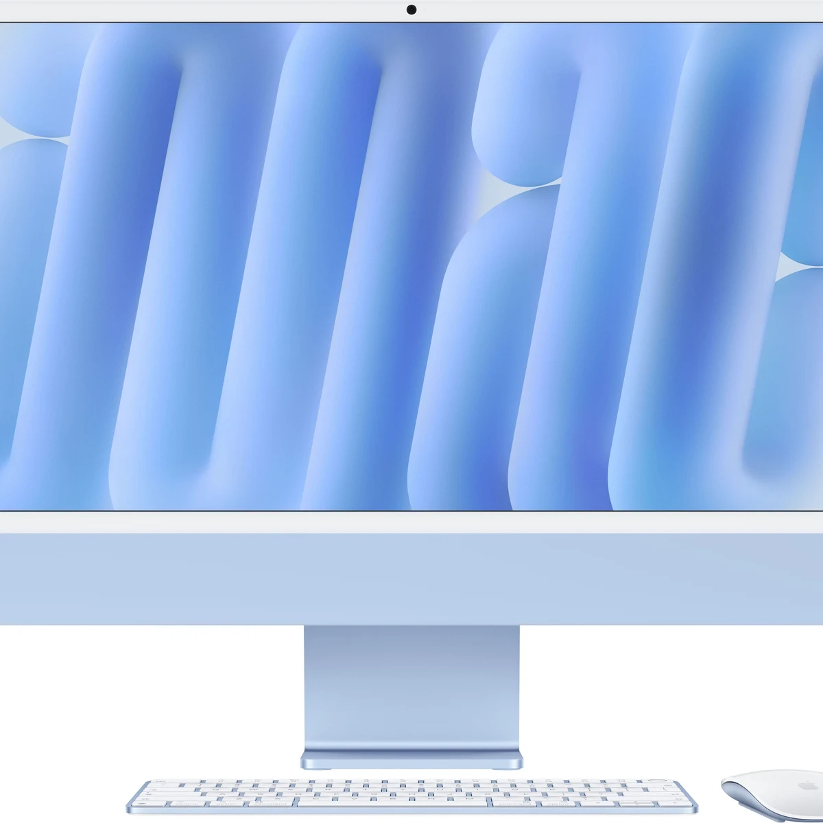 iMac 24-inch All-in-One - M6 chip - 12 Core CPU - 12 Core GPU - Standard Glass - 16GB Memory - 512GB SSD - Blue