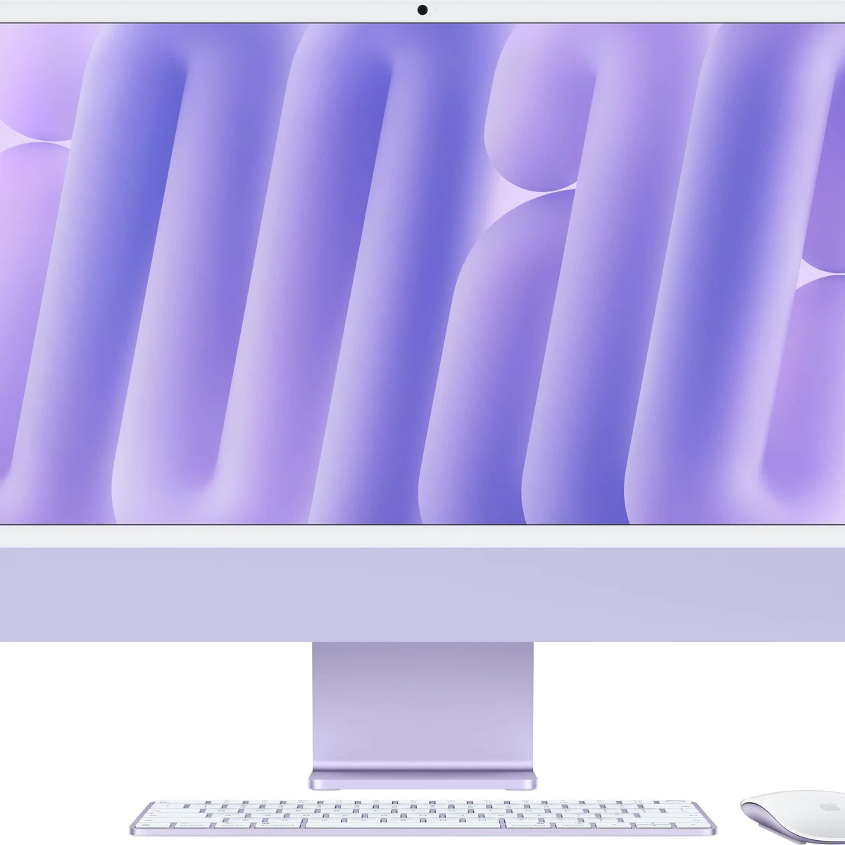iMac 24-inch All-in-One - M6 chip - 12 Core CPU - 12 Core GPU - Standard Glass - 16GB Memory - 256GB SSD - Purple