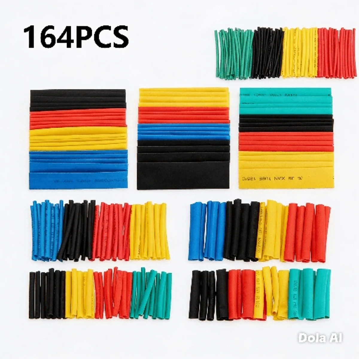 TUBOS TERMO RETRÁCTILES (164 PCS)