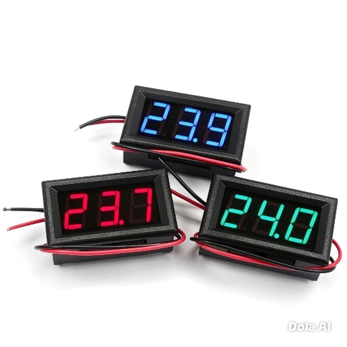 VOLTIMETRO DIGITAL RECTANGULAR DE 4 - 100V