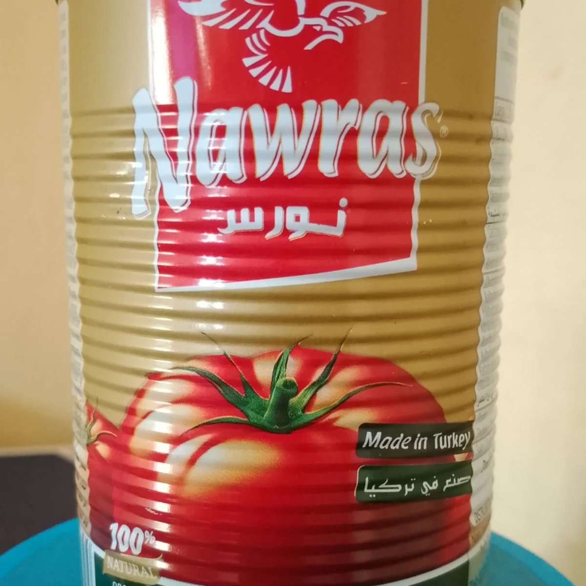 Lata de pasta de tomate Concentrado 400g